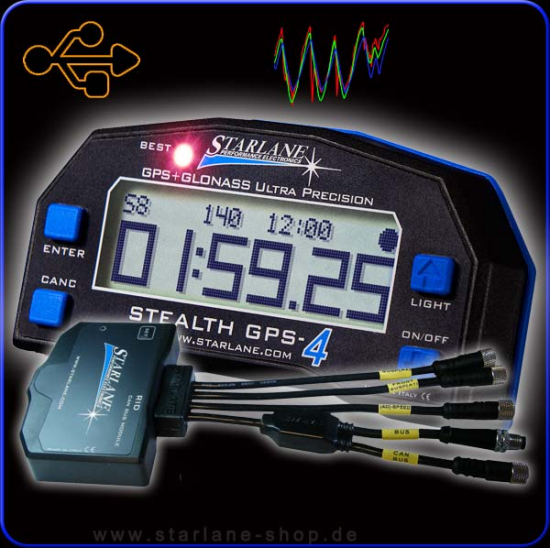 Laptimer Stealth DL mit Datarecording
